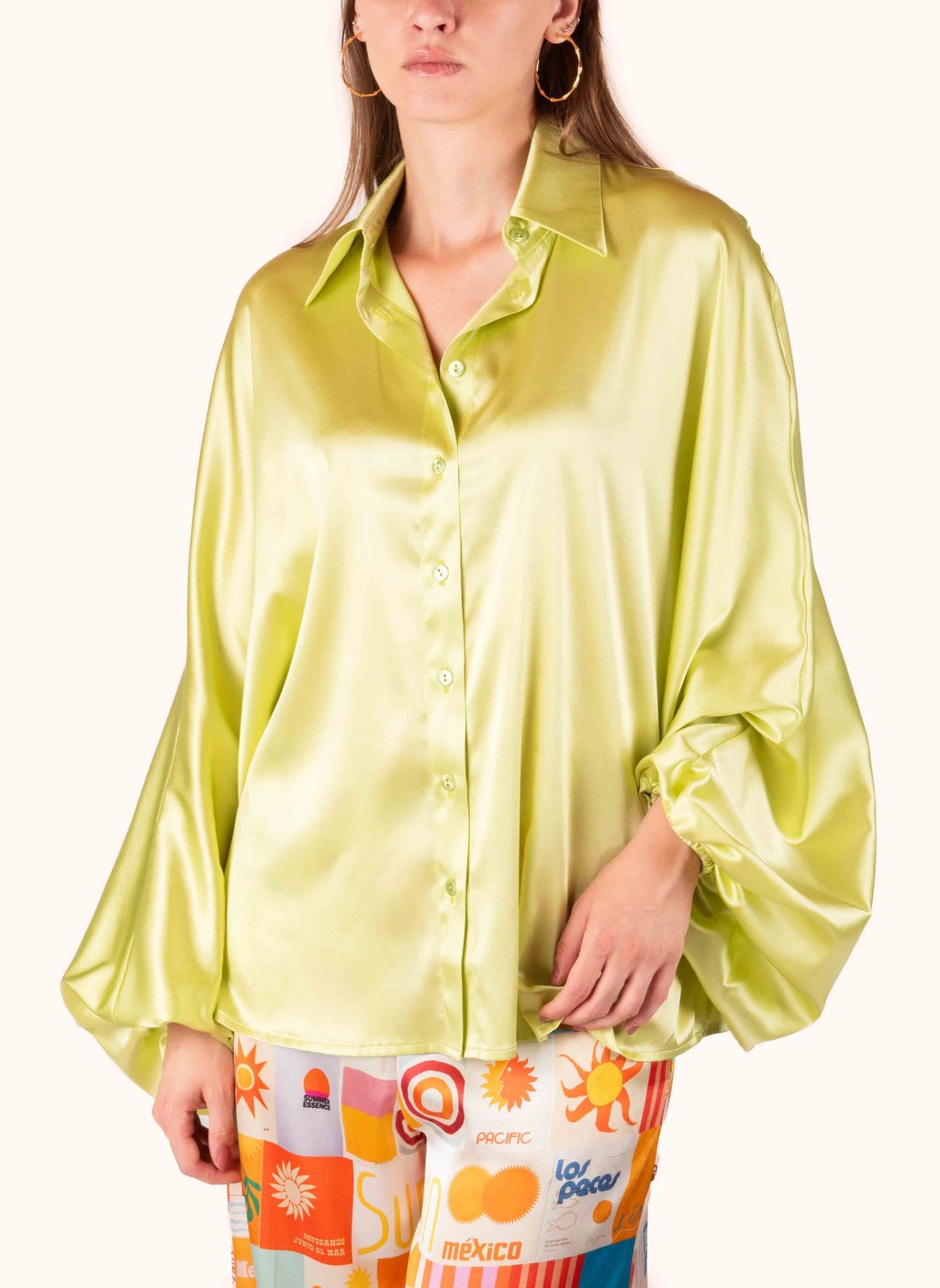 333 Gaia Blouse - Kiwi