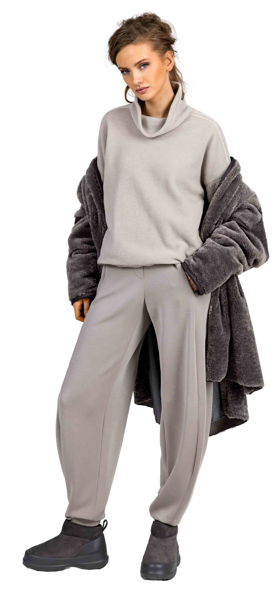 Coat 240-12, Sweater 2040-9, Pants 210-10