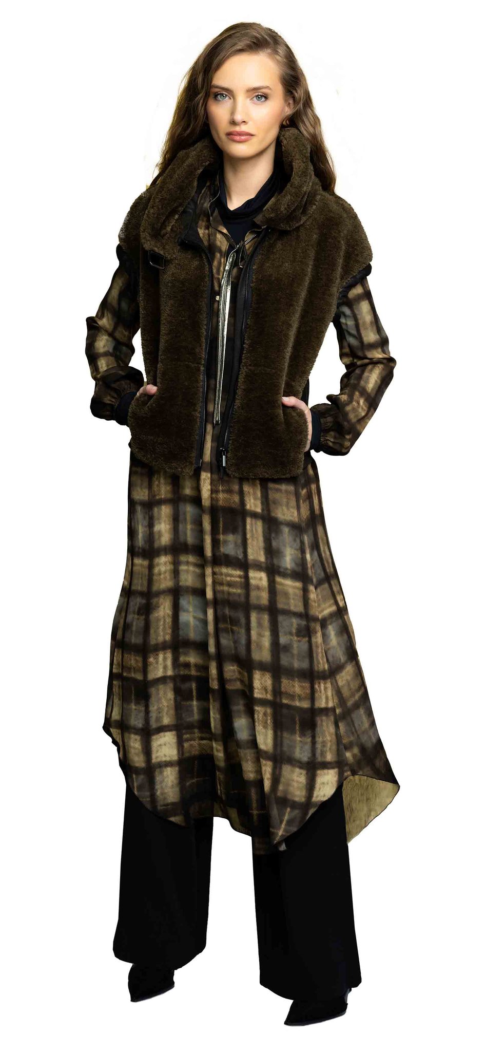 Vest 228-28, Dress 250-27, Pants 205-2