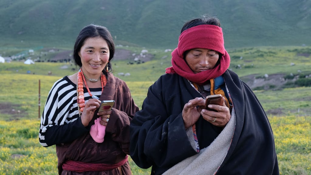 Die Moderne hat Einzug gehalten bei den Nomaden in Amdo