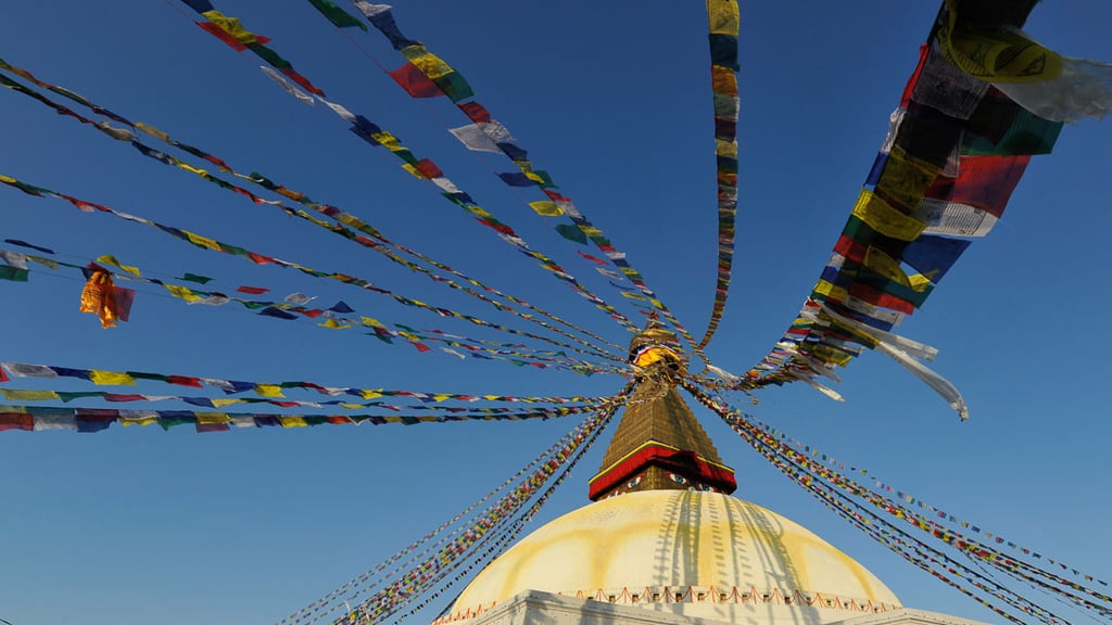 Stupa von Bodnath in Kathmandu