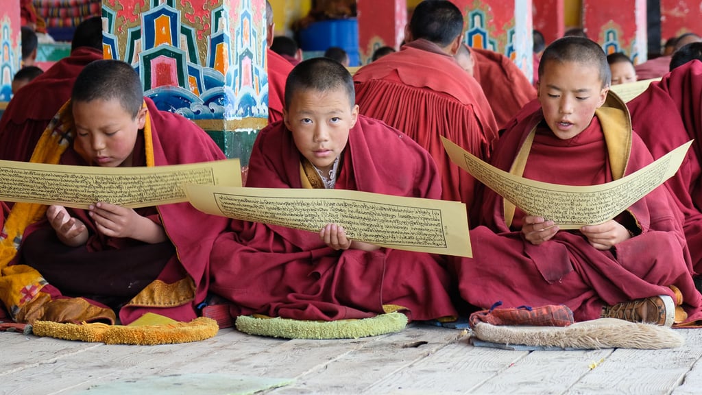 Mönchsschule in Osttibet