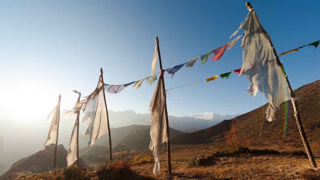 In der Region von Lo Gekar in Mustang