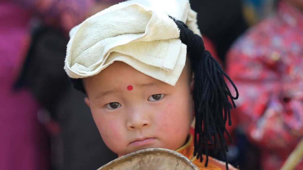 Kleiner Junge aus Amdo