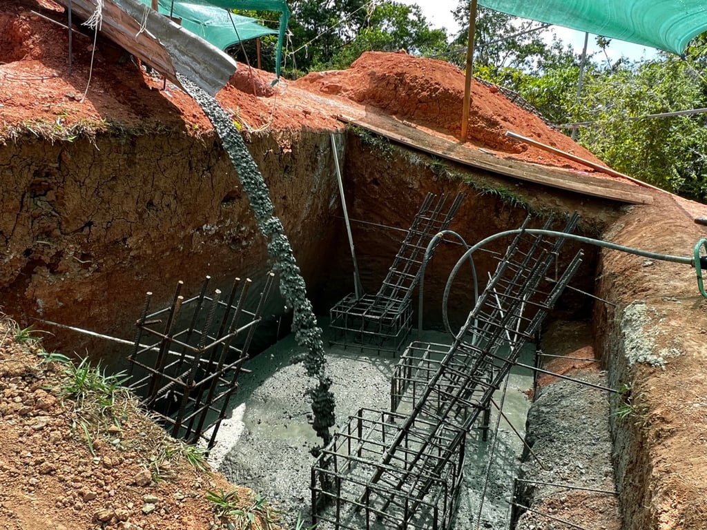 February 2023 - foundation of the kitchen/dining