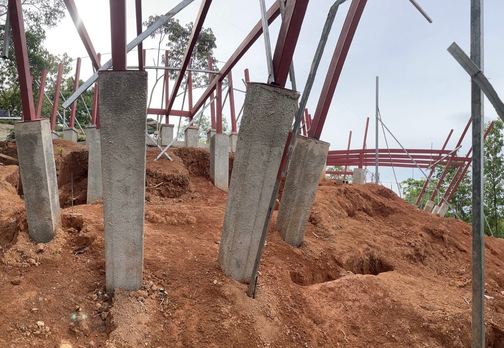 April 2023 - foundations of the guest room/living