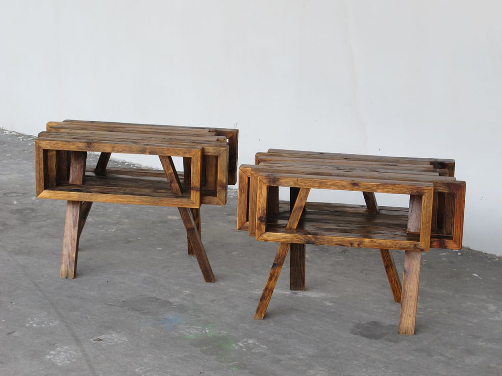 Beistelltisch, Pandora, Brauchholz, Wohnskulpturen, Upcycling, Möbel, Kraftobjekte Wolfgang Wallner Hall in Tirol