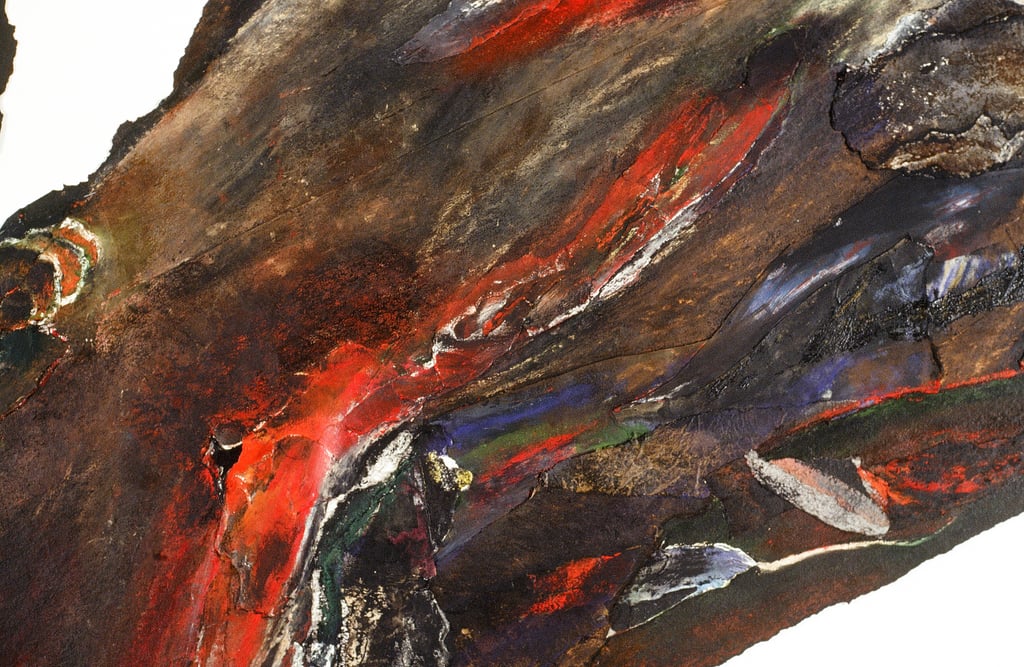 C'est toujours soudain quand le vent ne chante plus, détail, 1991. Photo: Paul Litherland