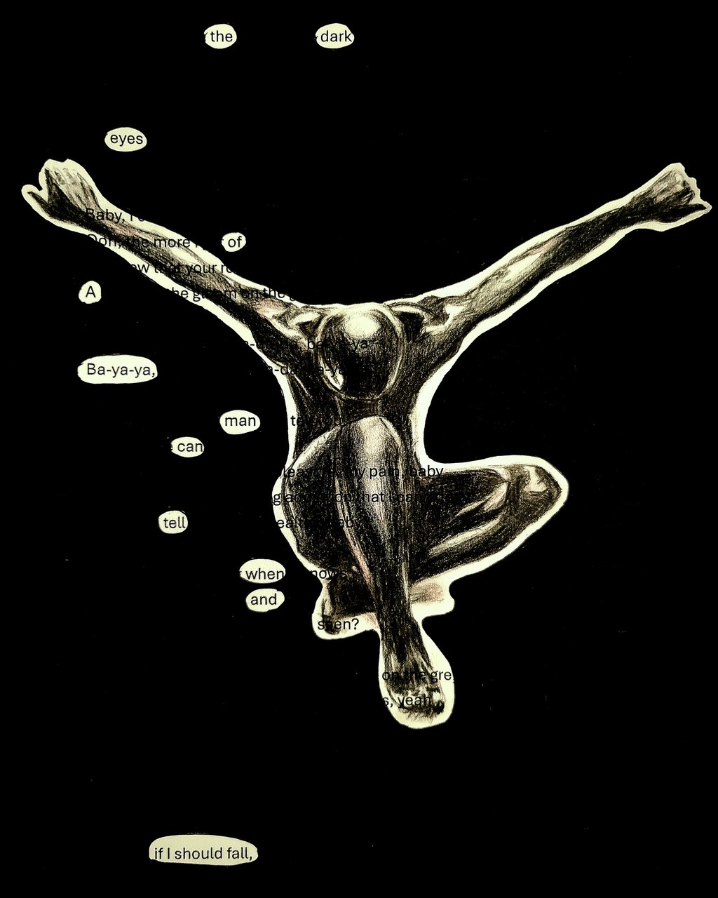 The dark eyes of a bayaya man can tell when and if I should fall - Kiss from a rose by Seal