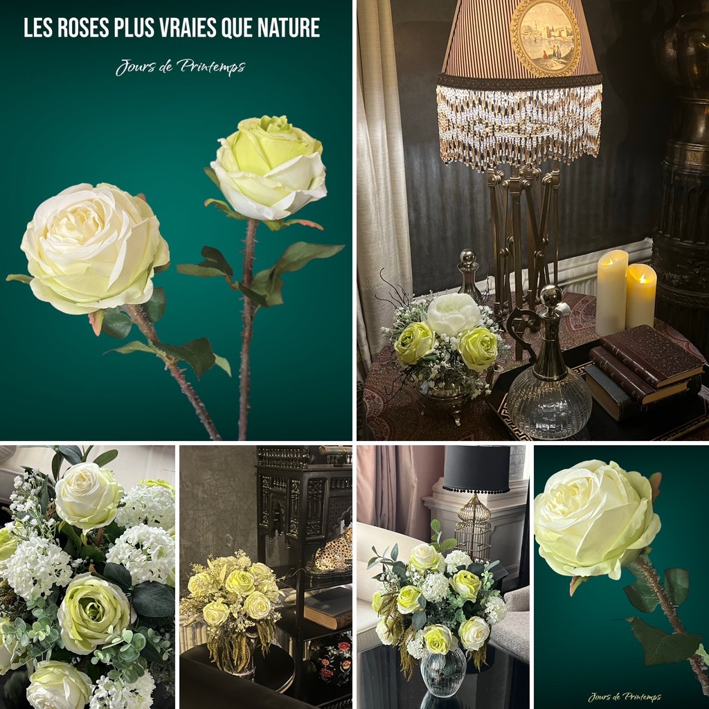 Rose artificielle haut de Gamme