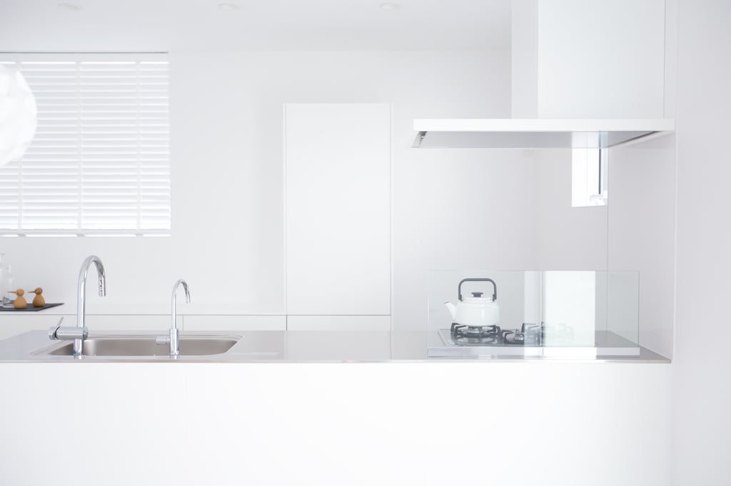 ハコイエ　キッチンのイメージ　シンプル・ミニマルな注文住宅　静岡市