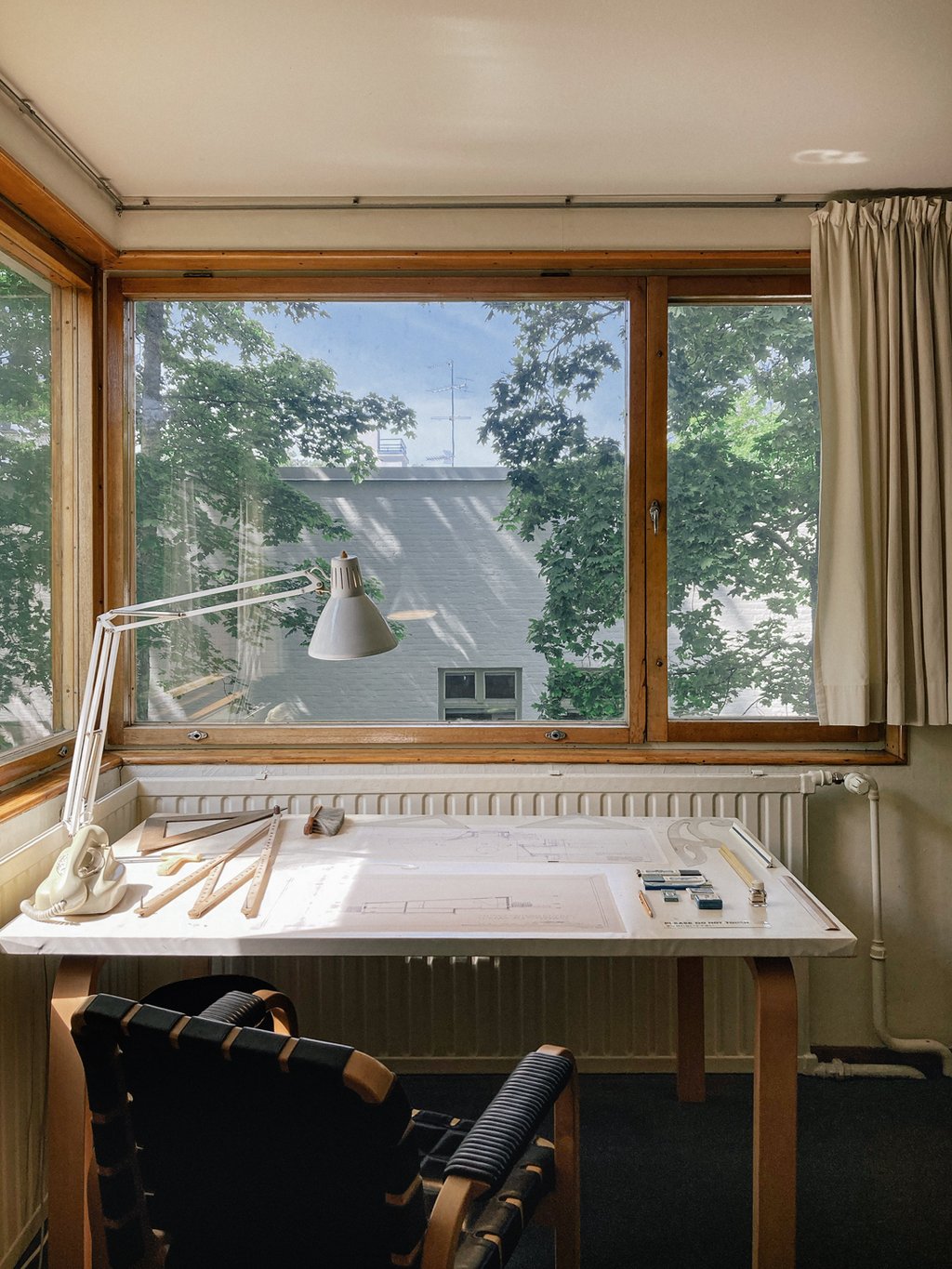 アルヴァ・アアルト自邸　スタジオ　アトリエ