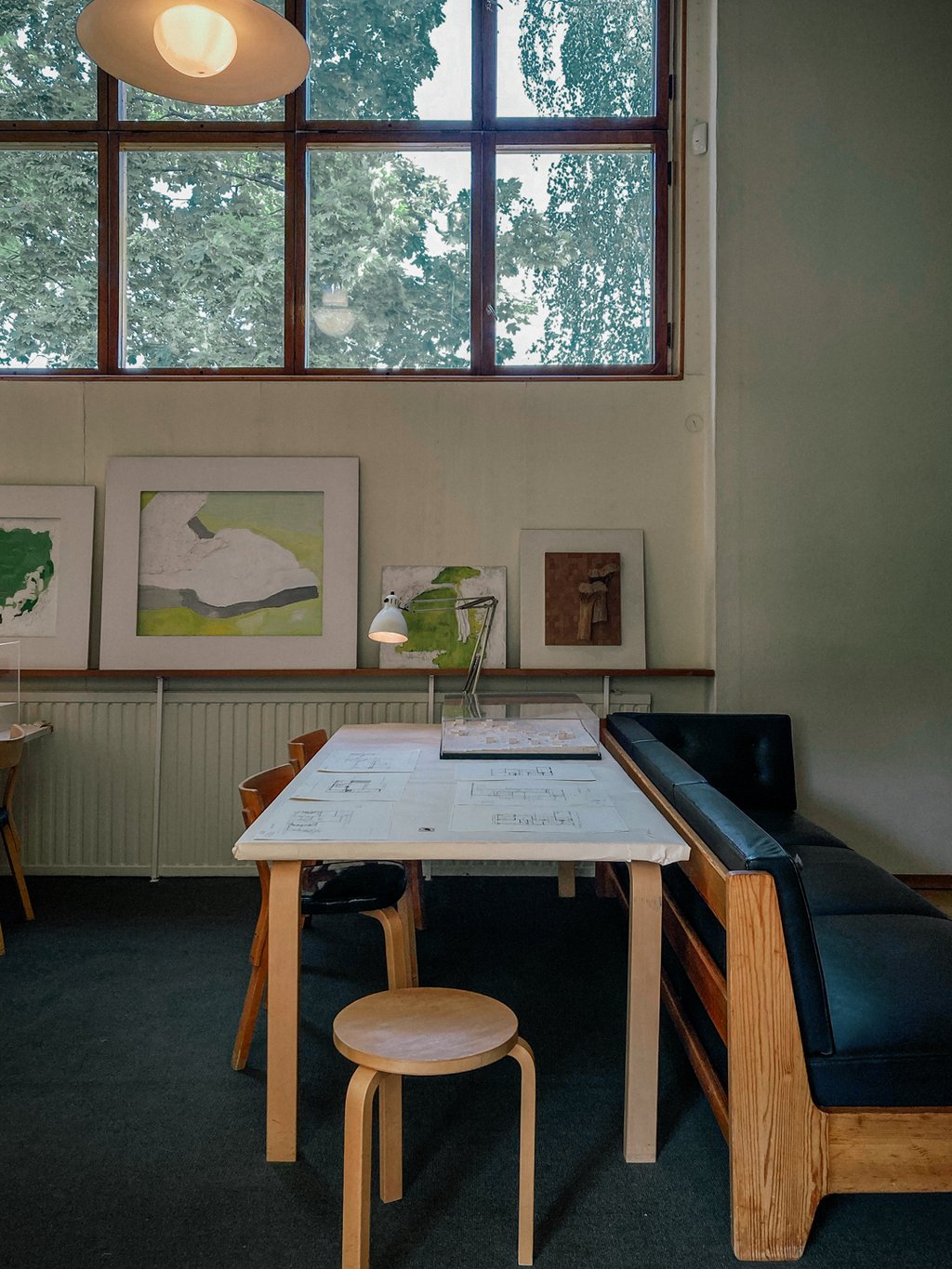 アルヴァ・アアルト自邸　スタジオ　アトリエ