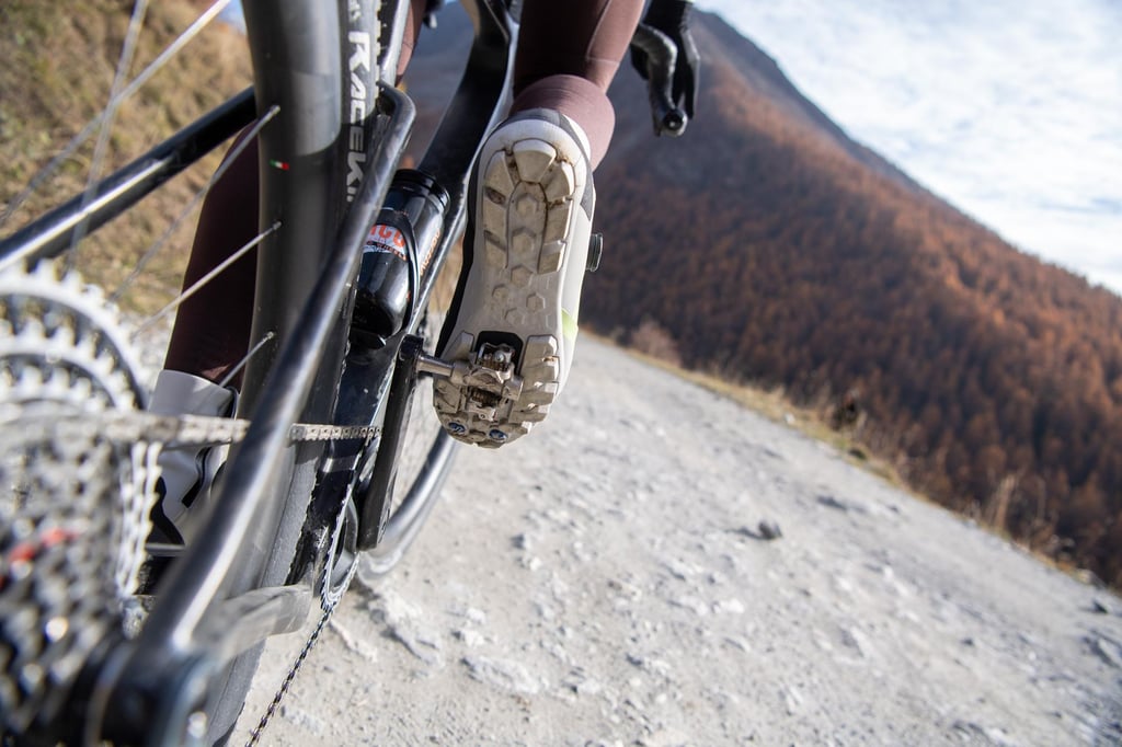 Jaws-Evo-Sohle mit Flexi System: Flexibler Vorderfuß für natürliches Gehen sowie Gummistollen für optimalen Grip und Stabilität auf jedem Untergrund. (Bildnachweis: Northwave)