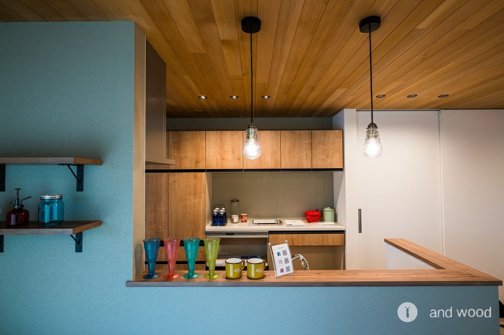 アガチス 羽目板 施工例 アンドウッド andwood