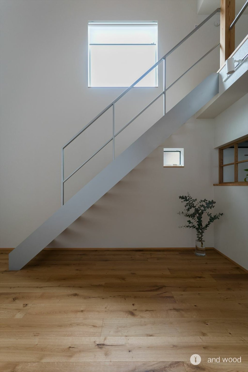 オーク プライウッド フローリング 羽目板 乱尺 90 120 190 アンドウッド andwood 施工例 10