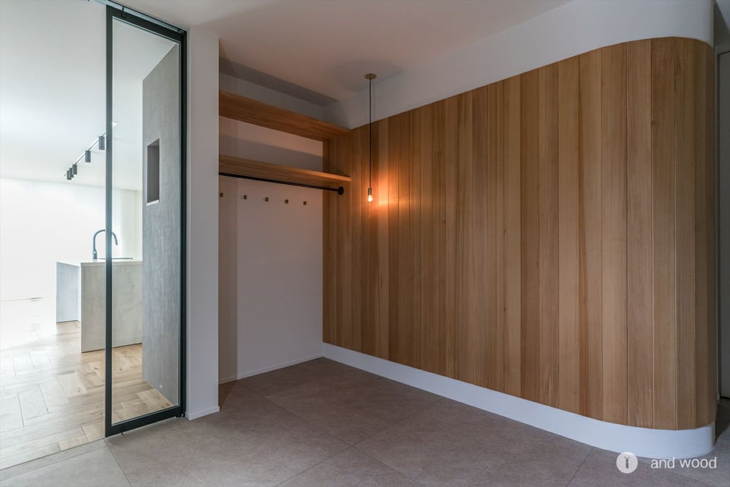 アガチス 羽目板 曲線 新築 施工例 andwood アンドウッド 7