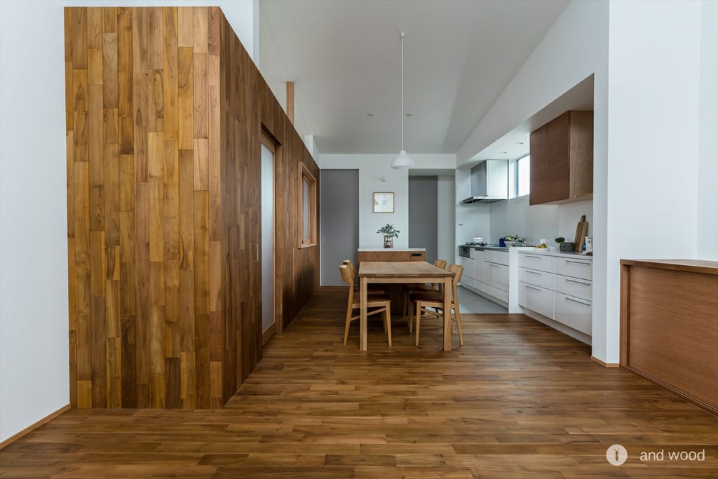 チーク フローリング ウォールパネル アンドウッド andwood 新潟 施工例 3