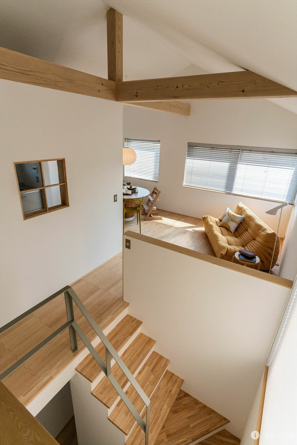 バーチ ヘリンボーン アアルト 無垢 フローリング 施工例 andwood アンドウッド 4