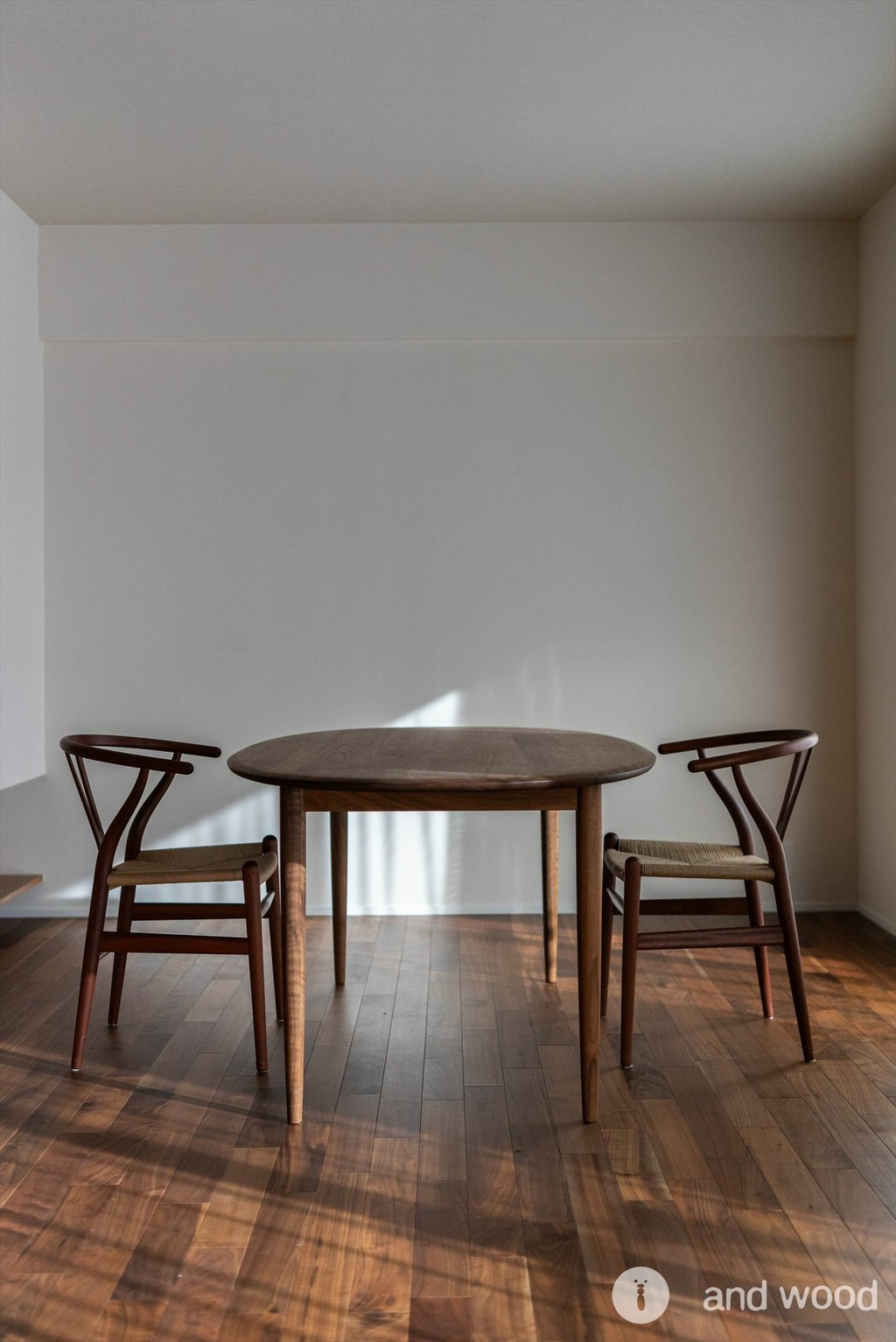 アメリカン ブラック ウォールナット フローリング 幅細 プライウッド andwood アンドウッド 施工例 マンションリノベ 9