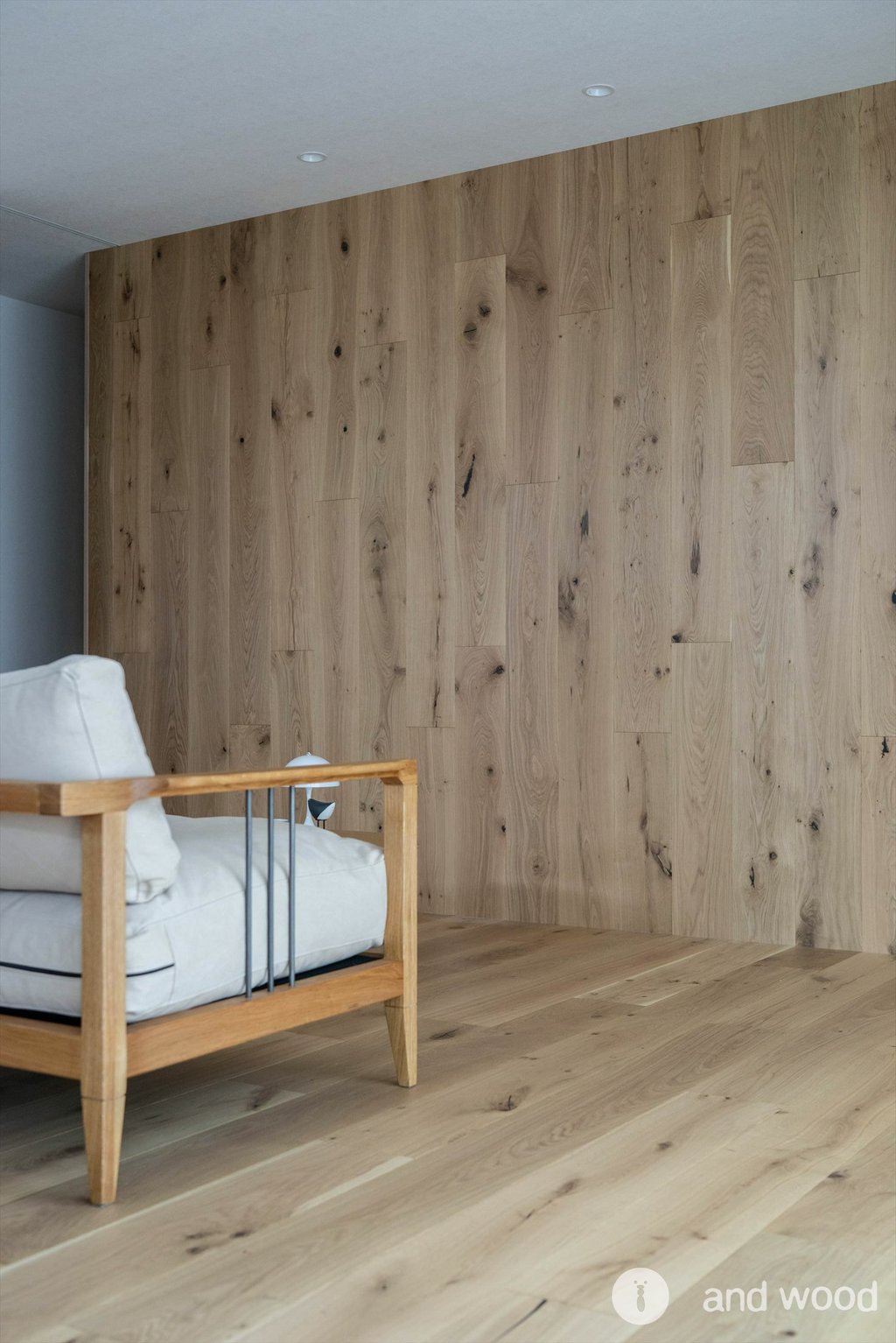 オーク プライウッド ドライペイント フローリング 新築戸建 アンドウッド 施工例 2