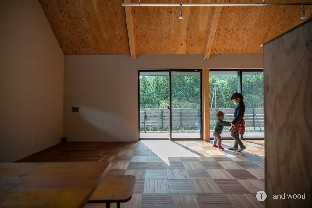 チーク パーケット 9Ｐ フローリング 施工事例 アンドウッド andwood 6