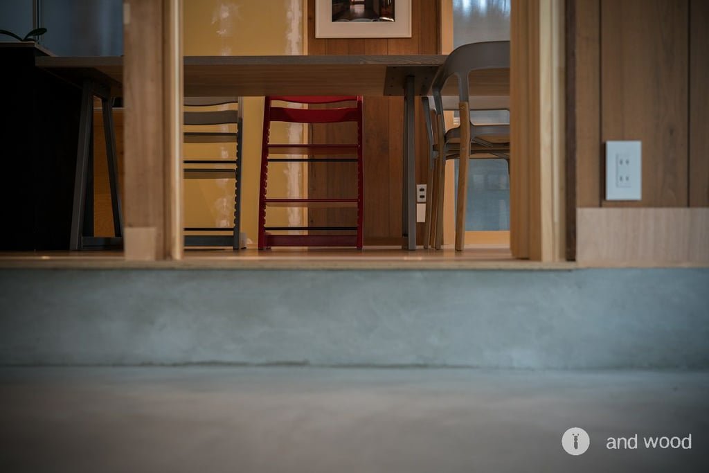 オーク 190幅 幅広 フローリング 施工例 リノベーション andwood アンドウッド 15