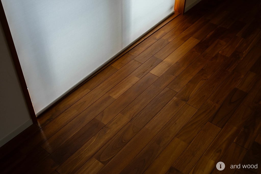 チーク ユニ 新ロット フローリング 戸建 リノベーション andwood 15