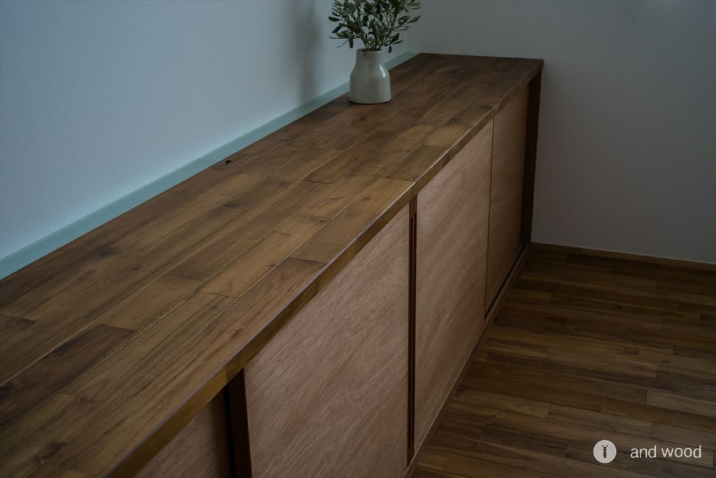 チーク フローリング ウォールパネル アンドウッド andwood 新潟 施工例 11