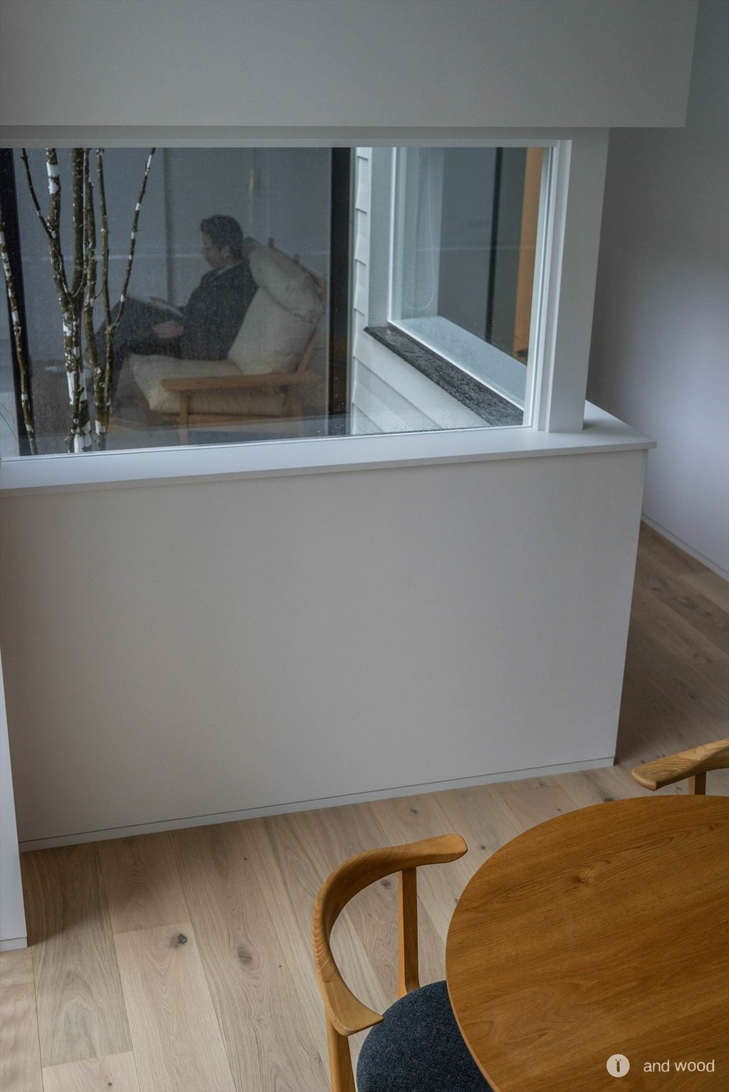 オーク ドライハードペイント　フローリング グレー  床材 新築 施工例 アンドウッド andwood 6