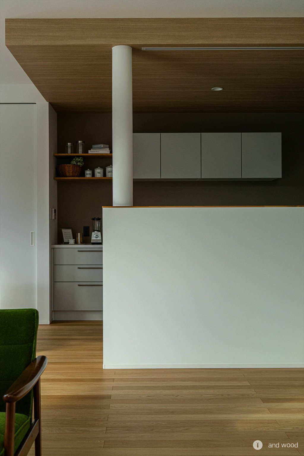 オーク ミズナラ 90幅 幅細 ナチュラル フローリング レンガ張 新築戸建て アンドウッド andwood 3