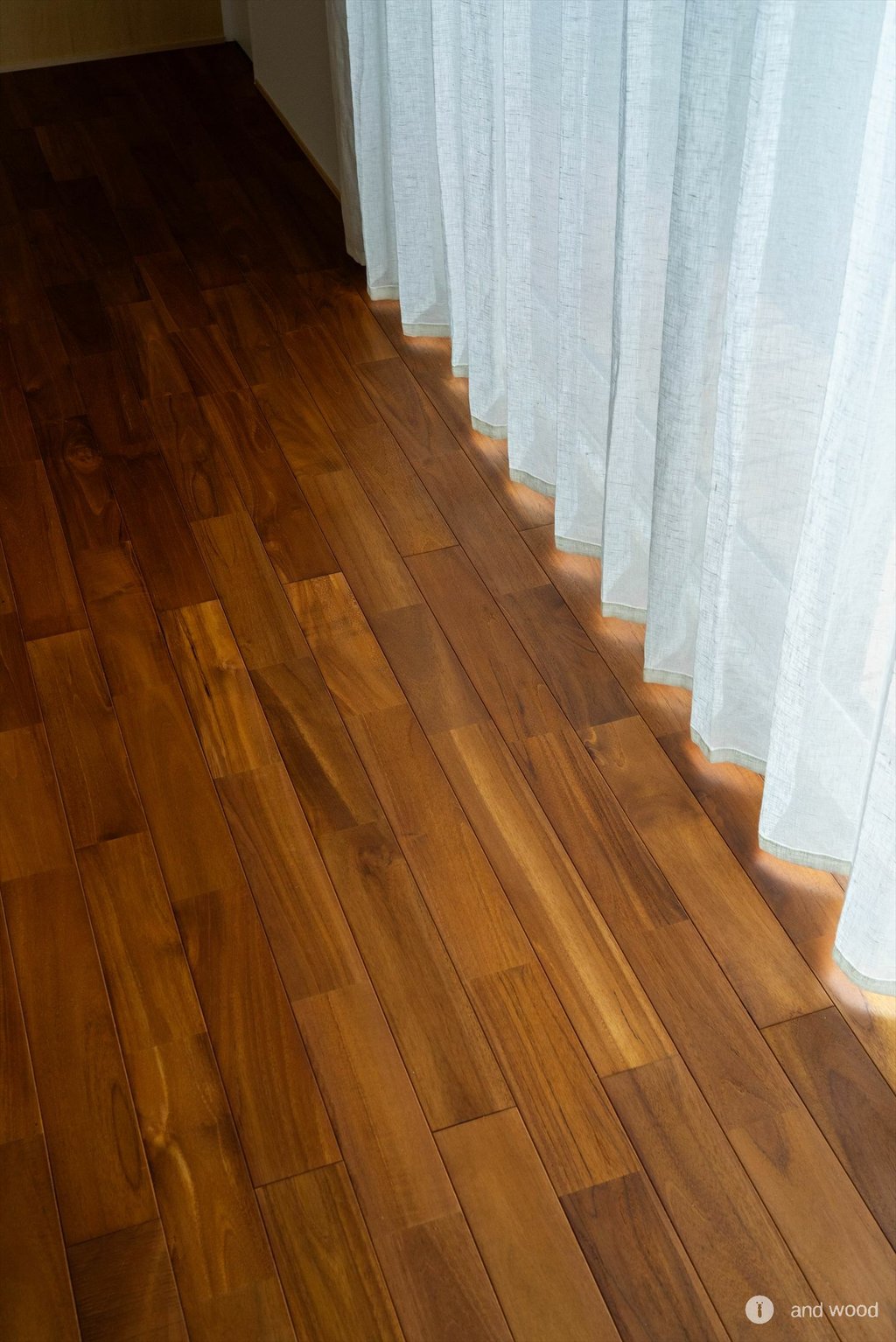 チーク ユニ 新ロット フローリング 新築戸建 andwood 3