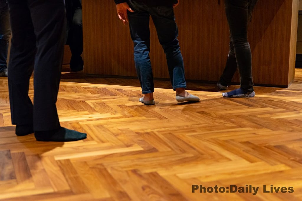 チーク ヘリンボーン フローリング andwood 石田伸一建築事務所 SIA.inc 新潟 6