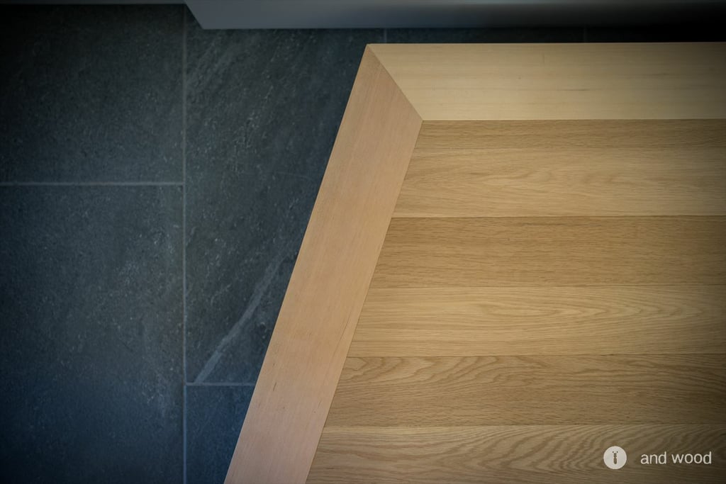 オーク ミズナラ 90幅 ナチュラル プライウッド 施工例 アンドウッド andwood 11