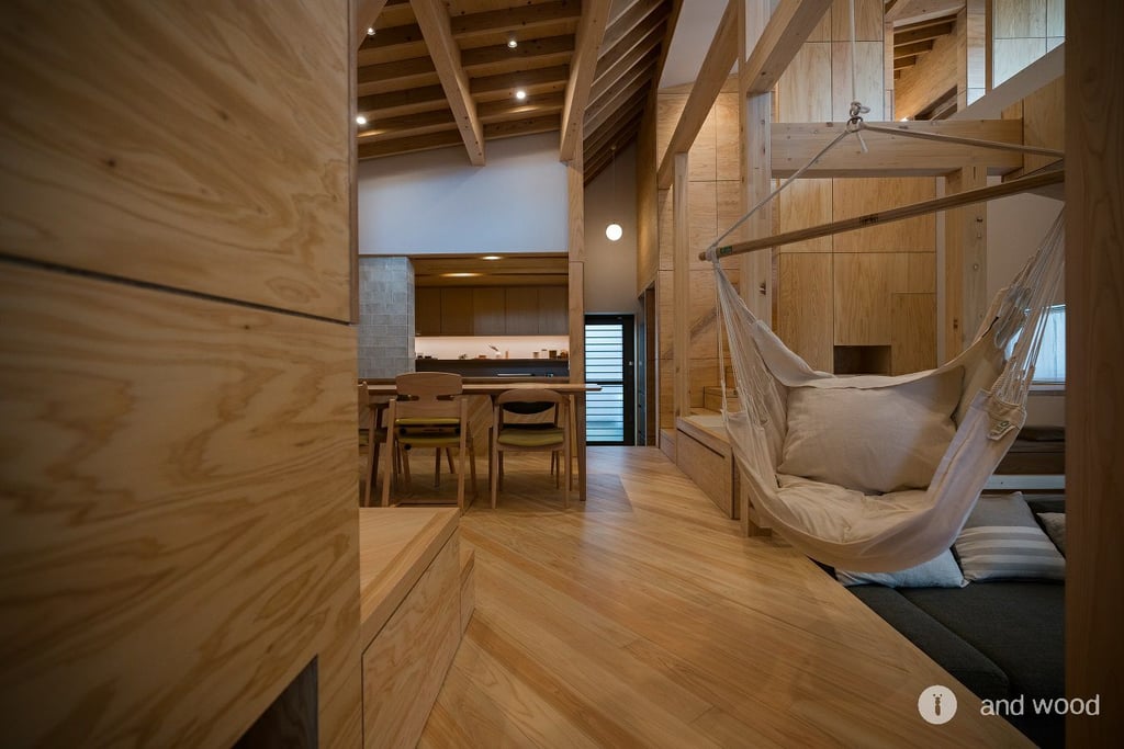 桧 ヒノキ フローリング 無節 アンドウッド 施工例 9