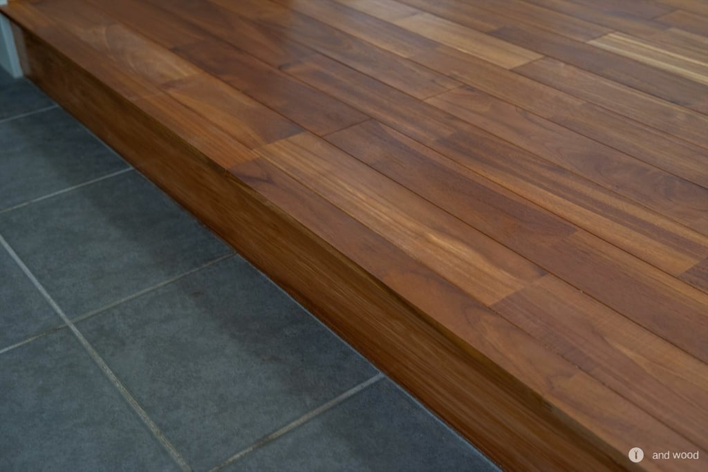 チーク ユニ 新ロット フローリング 新築戸建 andwood 9