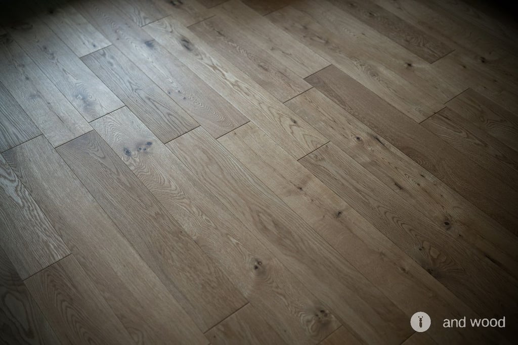 オーク 乱尺 120幅 フローリング andwood アンドウッド 施工例 2