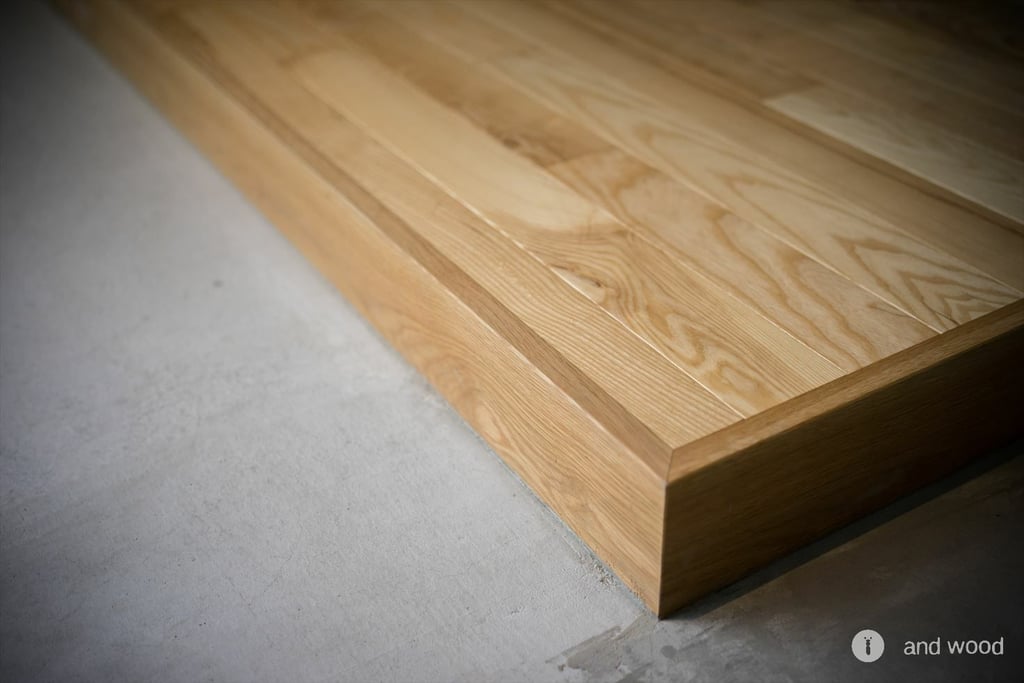 ホワイトアッシュ 90幅 フローリング 戸建 リノベーション アンドウッド 施工例 andwood 7