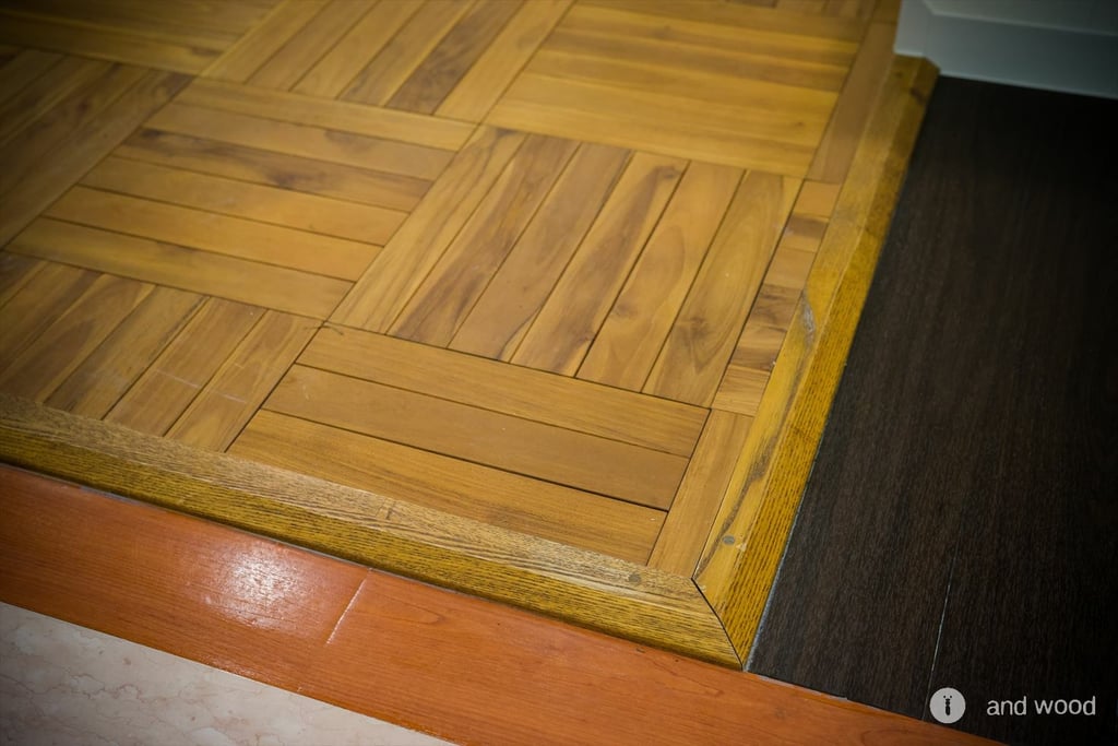 チーク パーケット ６P　フローリング アンドウッド 施工例 7