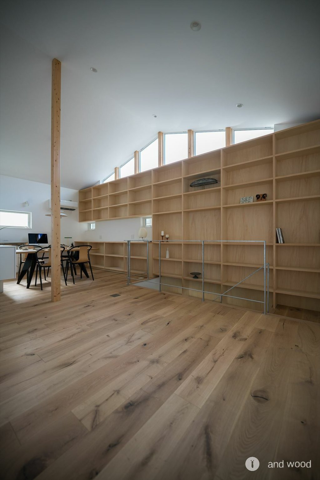 フランス オーク 190幅 幅広 フローリング ドライペイント アンドウッド andwood 施工例 2