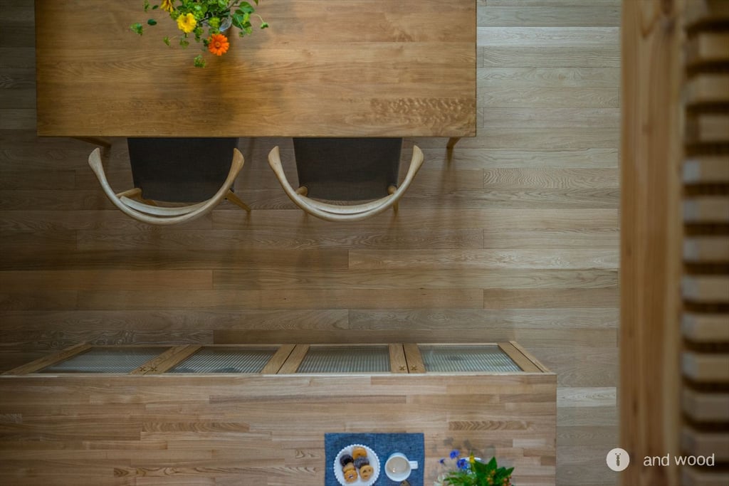 オーク ミズナラ 90幅 幅細 ナチュラル フローリング アンドウッド andwood 1