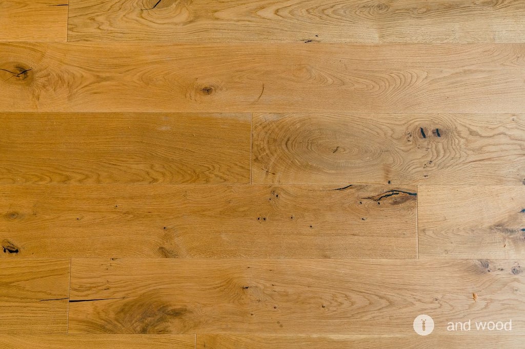 ヨーロピアン オーク 幅広 無垢フローリング アンドウッド andwood 山本牛乳店 施工例