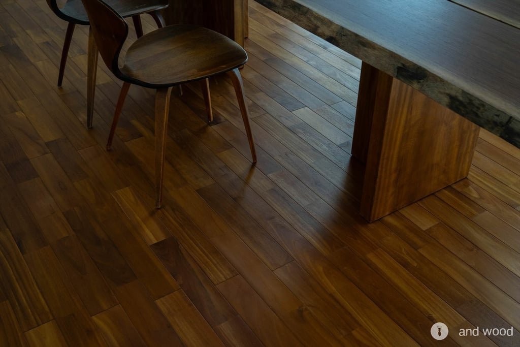 チーク ユニ 新ロット フローリング 戸建 リノベーション andwood 12