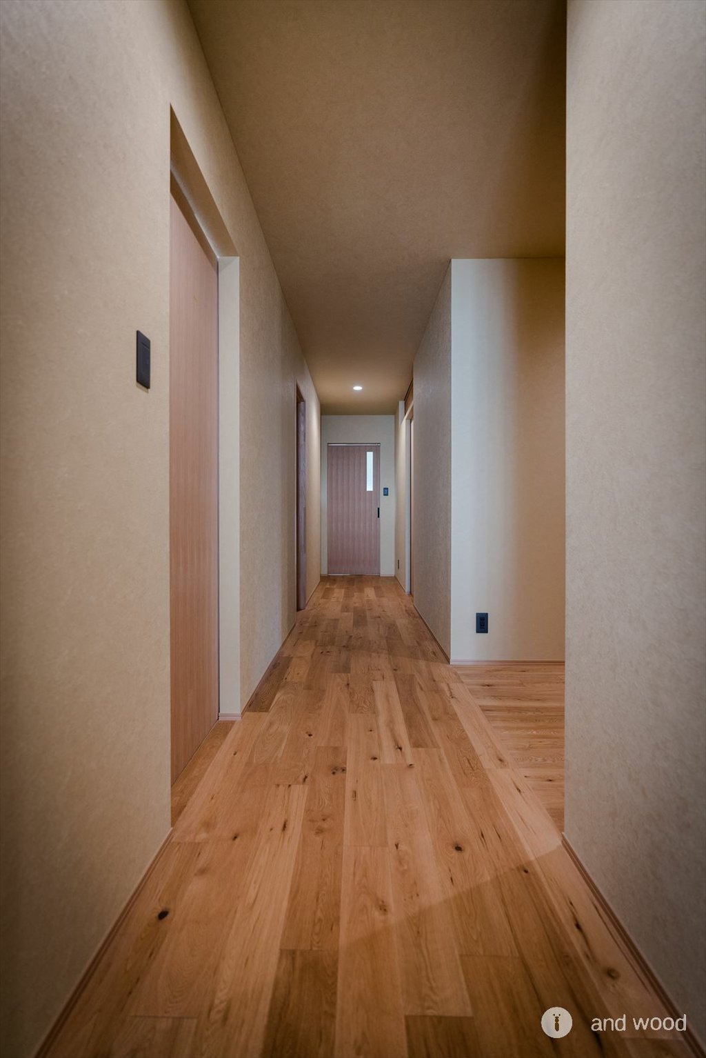 オーク 節無し フローリング アンドウッド andwood 施工例 7