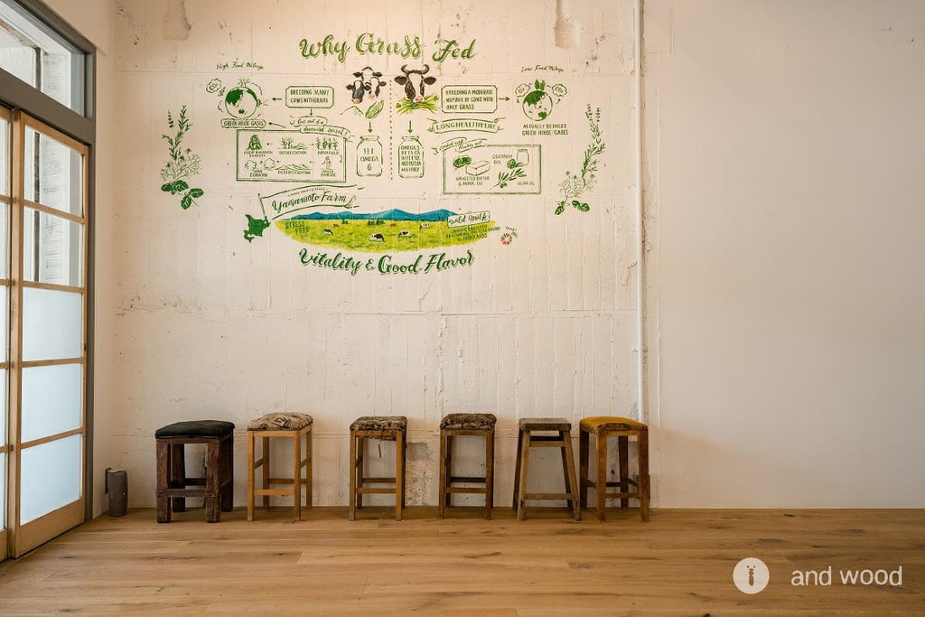 ヨーロピアン オーク 幅広 無垢フローリング アンドウッド andwood 山本牛乳店 施工例