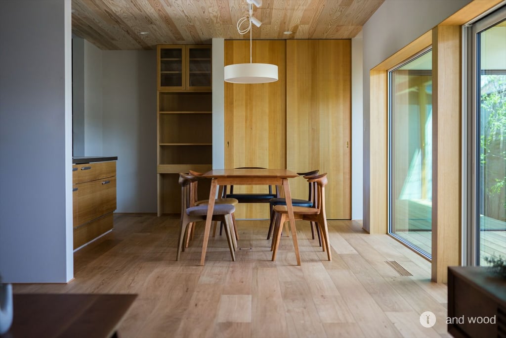 オーク ミズナラ 190幅 幅広 フローリング 施工例 アンドウッド 新潟 上越 andwood 3