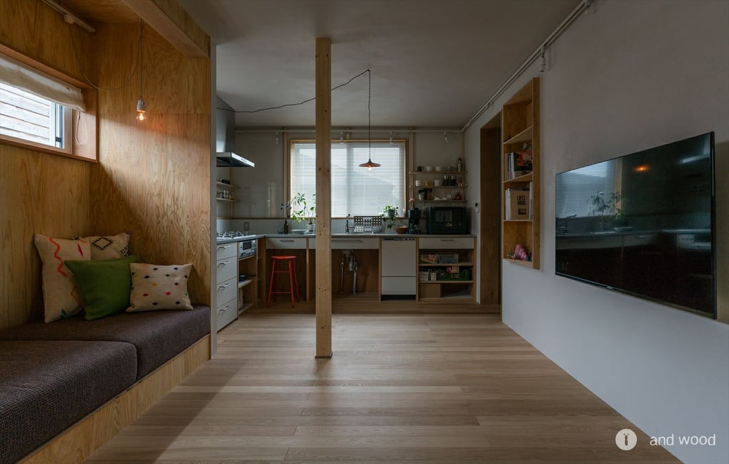 オーク ミズナラ 90幅 幅細 ナチュラル フローリング 戸建リノベ アンドウッド andwood 3