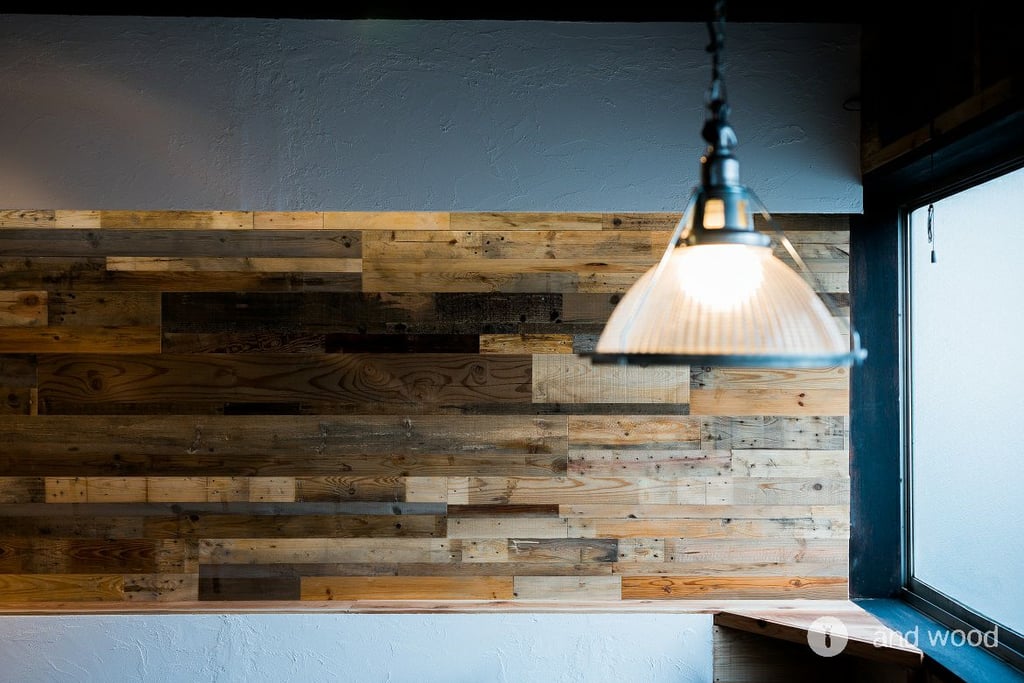 ビンテージボード フローリング パネル 施工例 アンドウッド andwood