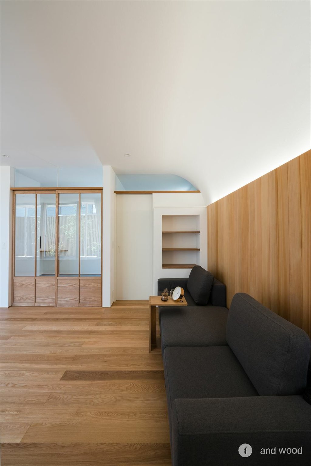 オーク プライウッド フローリング 節無 施工例 アンドウッド andwood 4