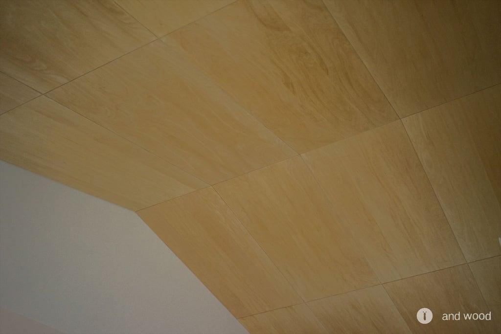 メープル プライウッド スダレ張 フローリング 幅広 施工例 新築戸建 アンドウッド andwood 9